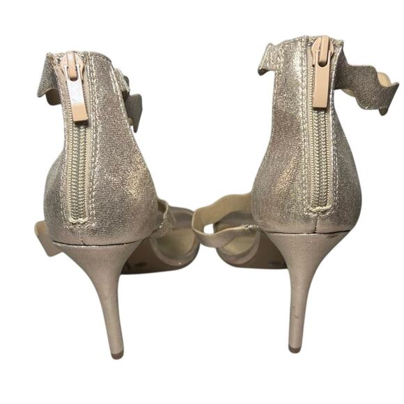 Chinese Laundry Strappy Heels, Gold, Size 8 - Picture 4 of 6